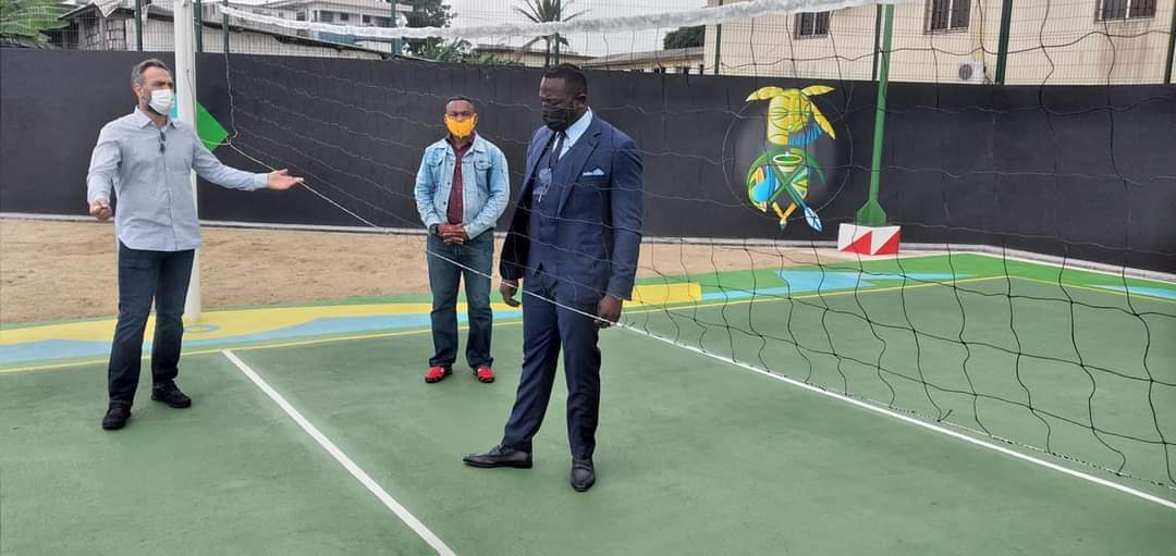 ONDSC : Joannick Ngomo Obiang réceptionne provisoirement les plateaux multisports de Sogatra