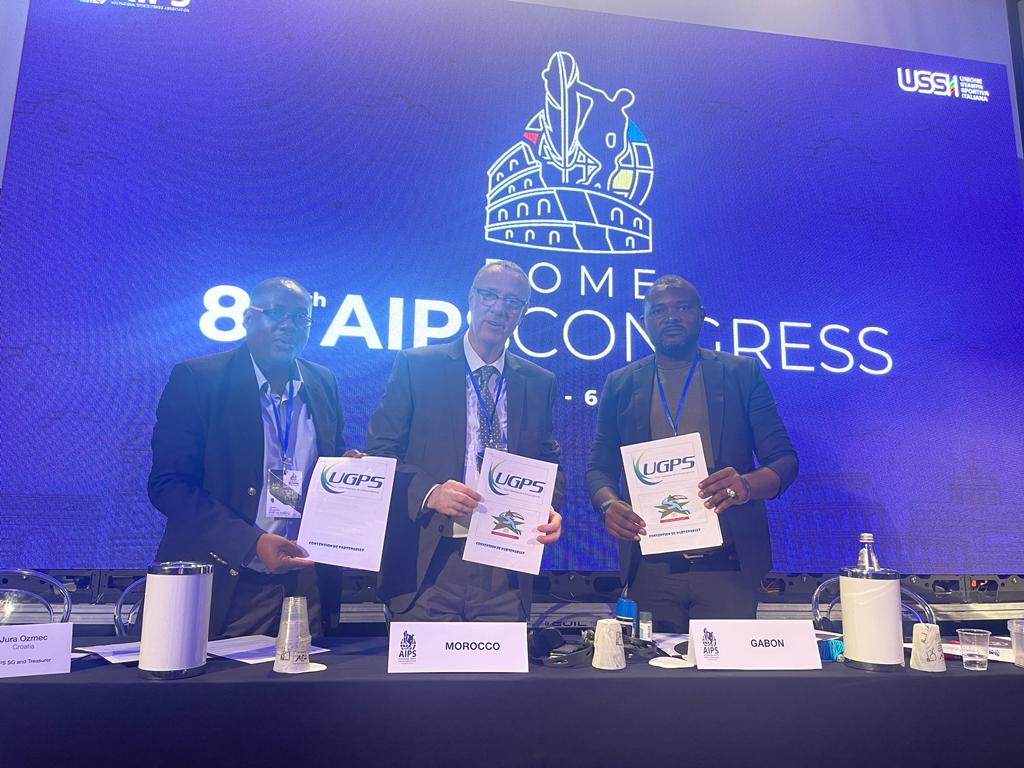Congrès de l’AIPS : l’UGPS décroche trois conventions de partenariat à Rome
