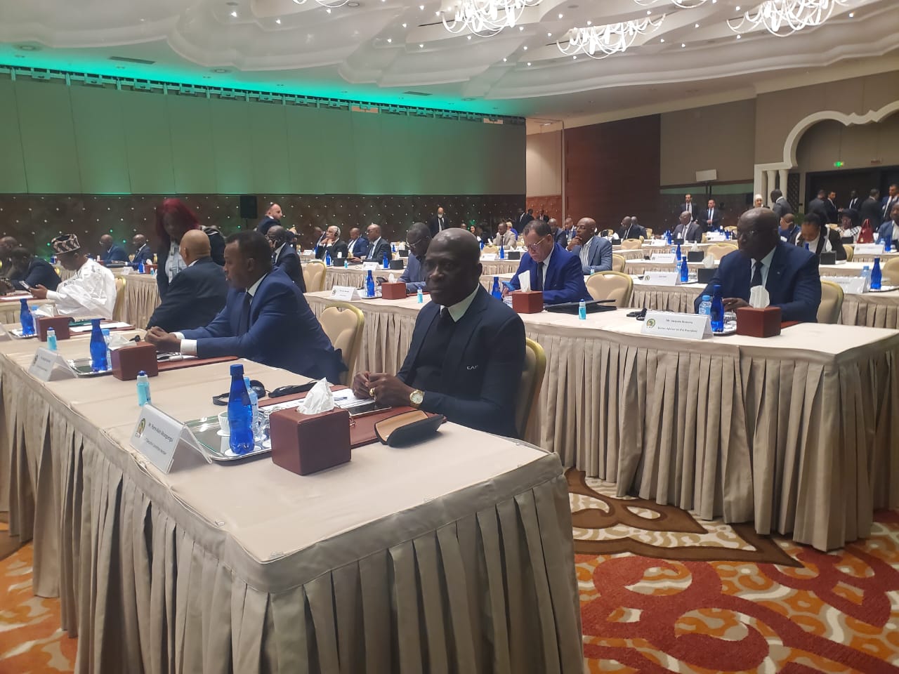 Chan-2022 : Pierre Alain Mounguengui présent à la réunion du président de la CAF