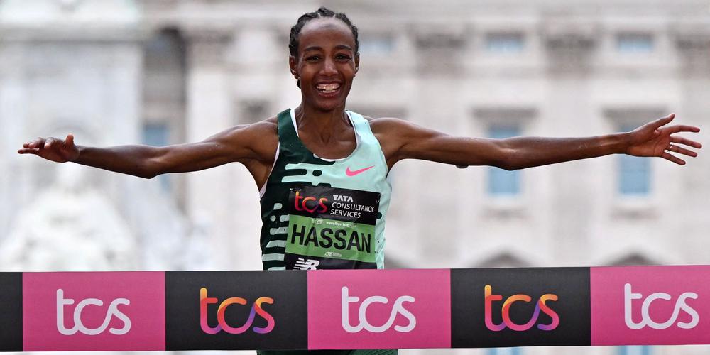  Sifan Hassan, remporte le marathon de Londres 2023.