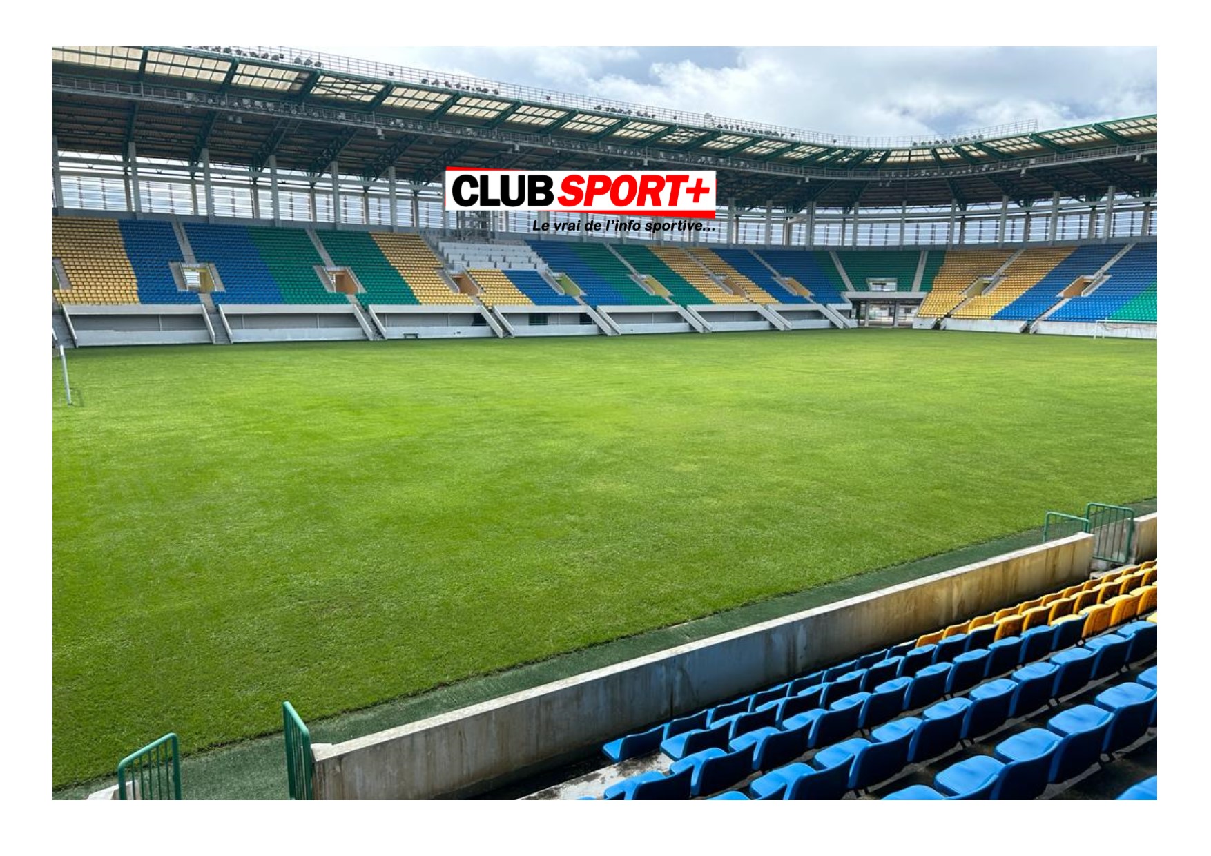 Stade Michel Essonghe : pelouse en nette progression, et l’infrastructure « bien conservée » !