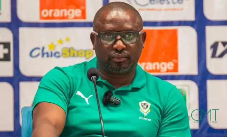 CAN 2025 (Q): Thierry Mouyouma, sélectionneur du Gabon, optimiste après le tirage au sort