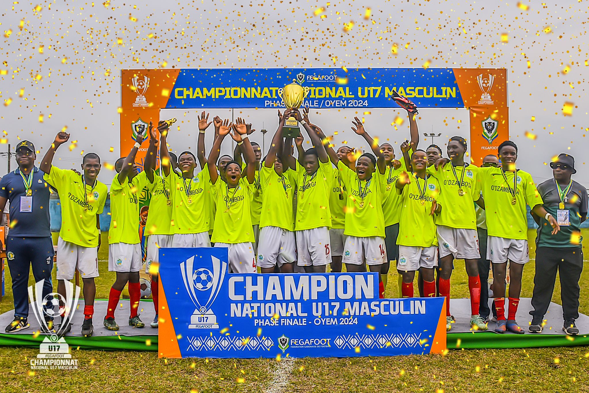 Championnat national  U-17 : Odzamboga (enfin) sur le toit du Gabon